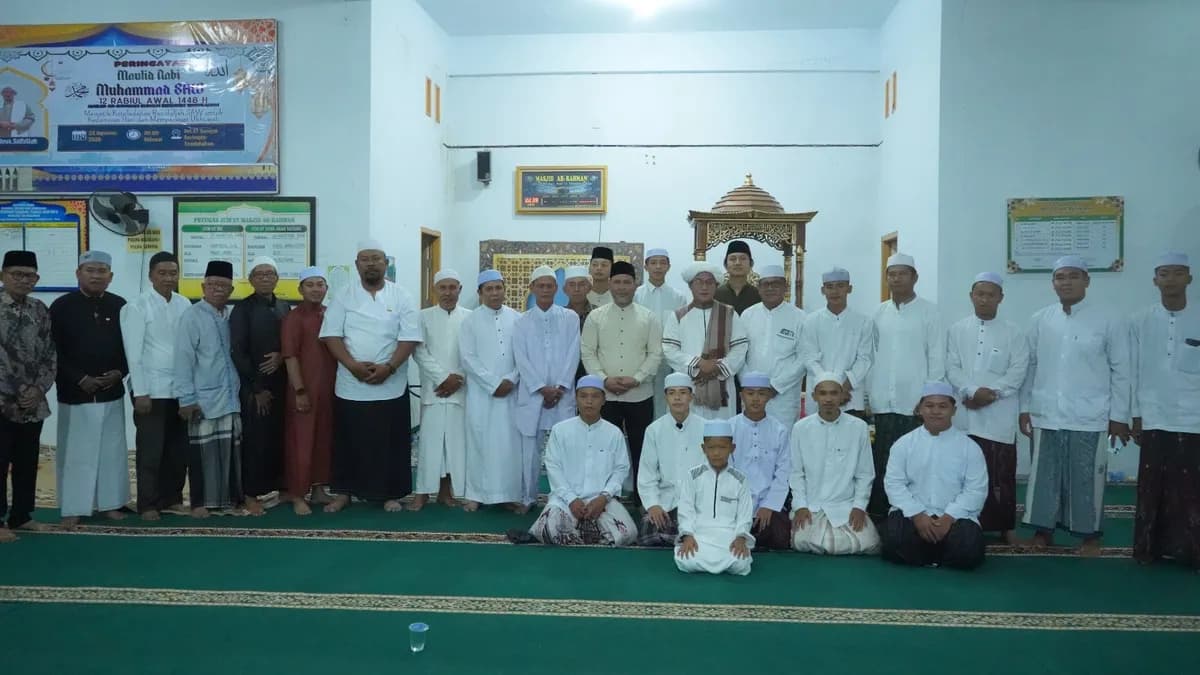 Staf Ahli Bupati Hadiri Peringatan Maulid Nabi Muhammad SAW di Sungai Beringin