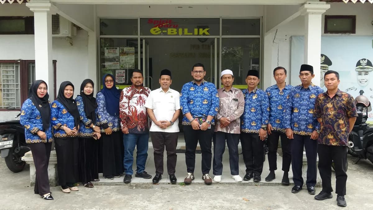 Diskominfops Inhil Terima Kunjungan KI Riau, Perkuat Komitmen Keterbukaan Informasi hingga Desa dan Sekolah