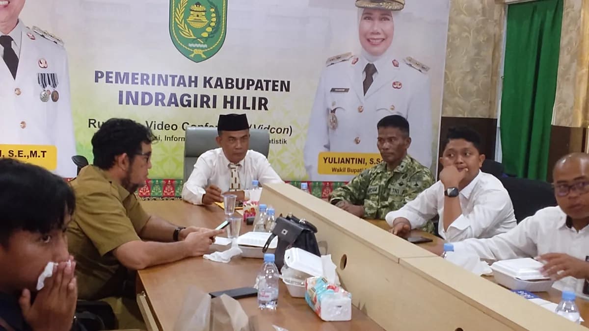 Rakor Pengendalian Inflasi, Pemkab Inhil Perkuat Pengendalian Harga Pangan