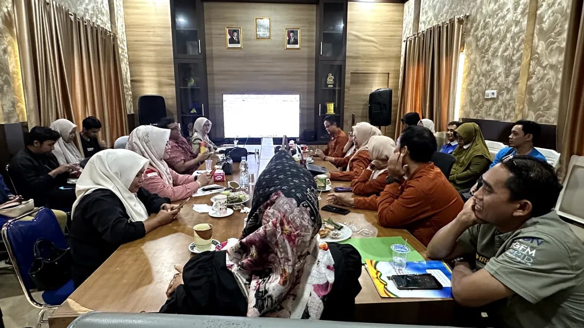 Sekdis Kominfopers Pimpin Pertemuan bersama Inspektorat Bahas Manajemen Risiko Giat Pemerintahan