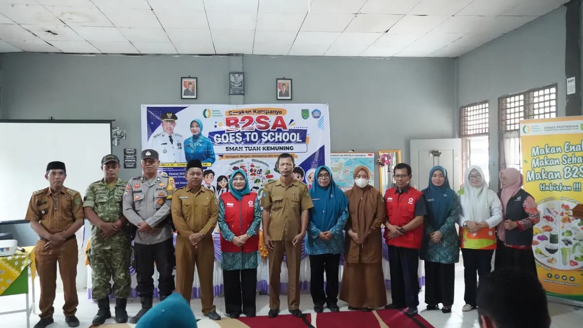 Ketua TP PKK Inhil Kampanyekan Pangan Lokal untuk Bentuk Kebiasaan Hidup Sehat Sejak Sekolah