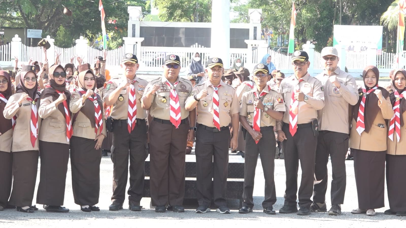 PEMBUKAAN LOMBA PERSARI SIAGA HARI PRAMUKA KWARTIR CABANG 04.02 GERAKAN PRAMUKA INHIL