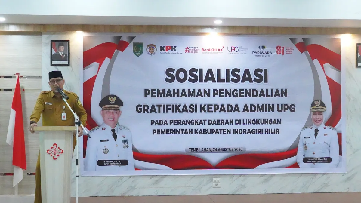 Sosialisasi Pemahaman Pengendalian Gratifikasi, Upaya Pemkab Inhil Jauhi Budaya Korupsi
