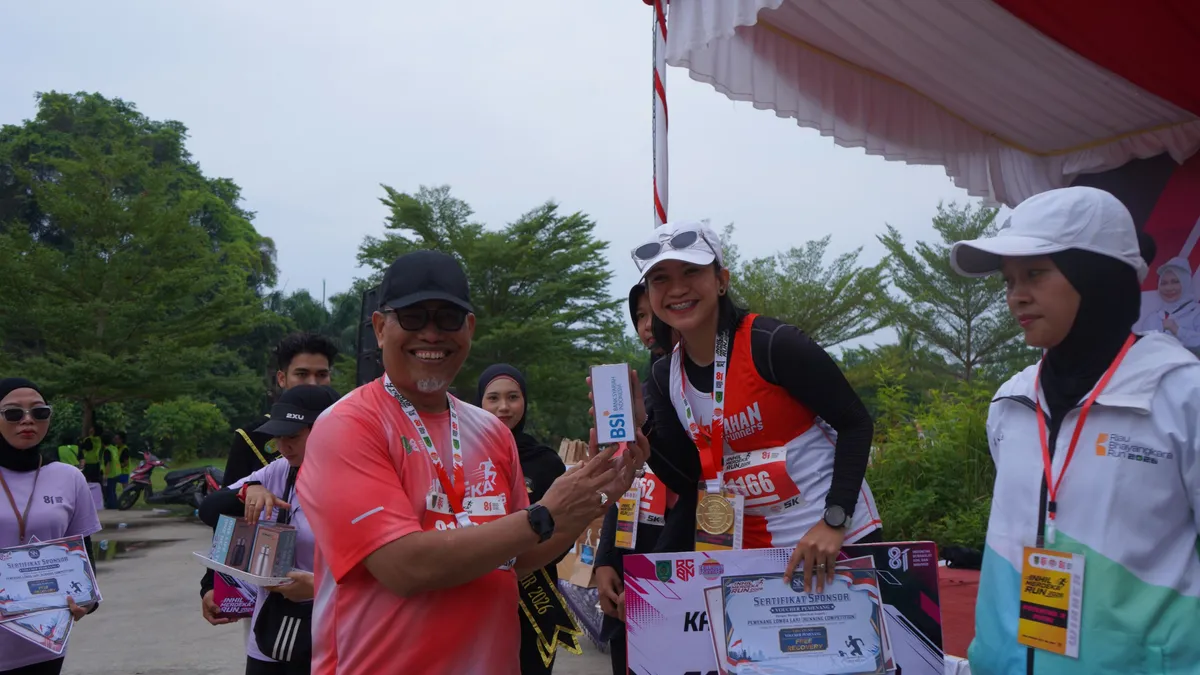 Inhil Merdeka Run 2026 Diikuti Ratusan Pelari, Semangatkan Gaya Hidup Sehat