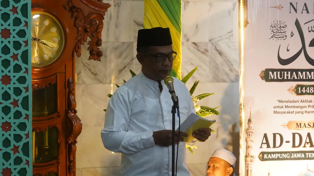 Hadiri Maulid Nabi di Masjid Ad-Da'wah, Plh Bupati Ajak Semua Pihak Cegah Karhutla