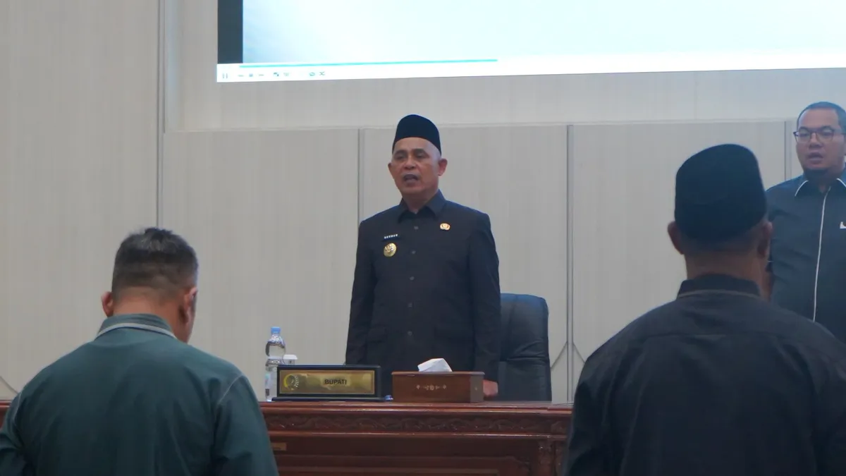 Bupati Inhil Sampaikan KUA dan PPAS APBD 2027 dalam Rapat Paripurna DPRD