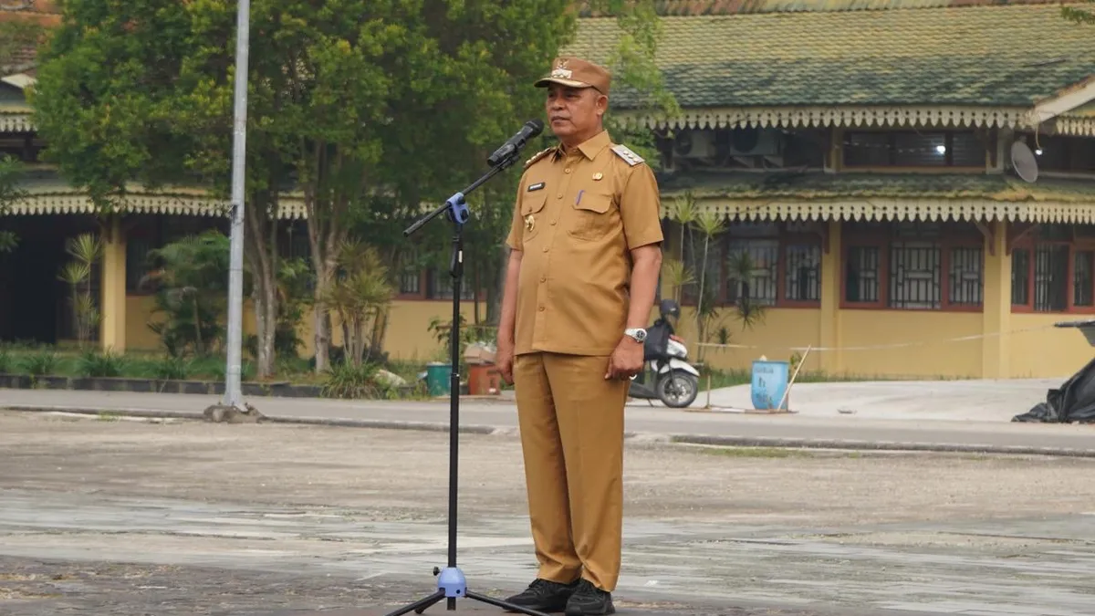 Bupati Herman Dorong ASN Inhil Perkuat Disiplin dan Etos Kerja