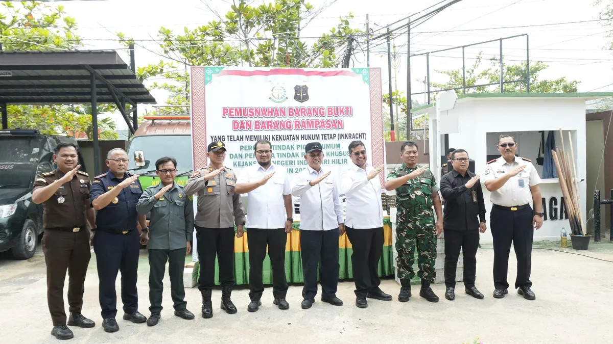 Bupati Herman Dukung Penanganan Narkoba, Kejari Inhil Siapkan Layanan Antar Barang Bukti