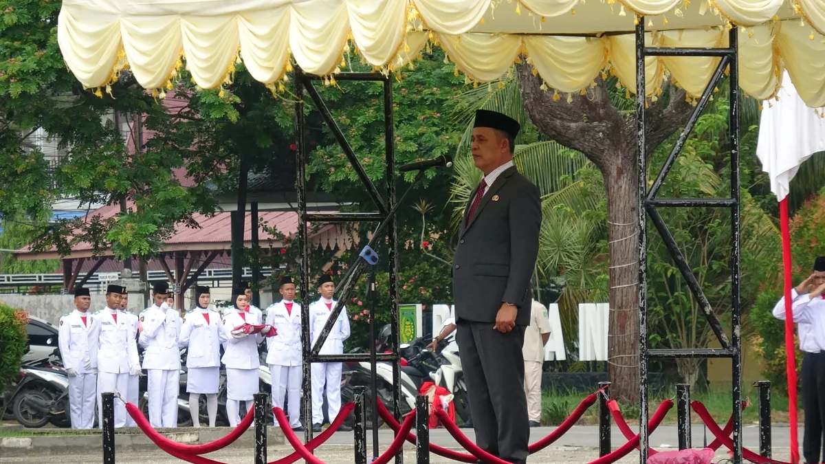 Bupati Herman Pimpin Upacara Peringatan Hari Sumpah Pemuda ke-98 di Inhil